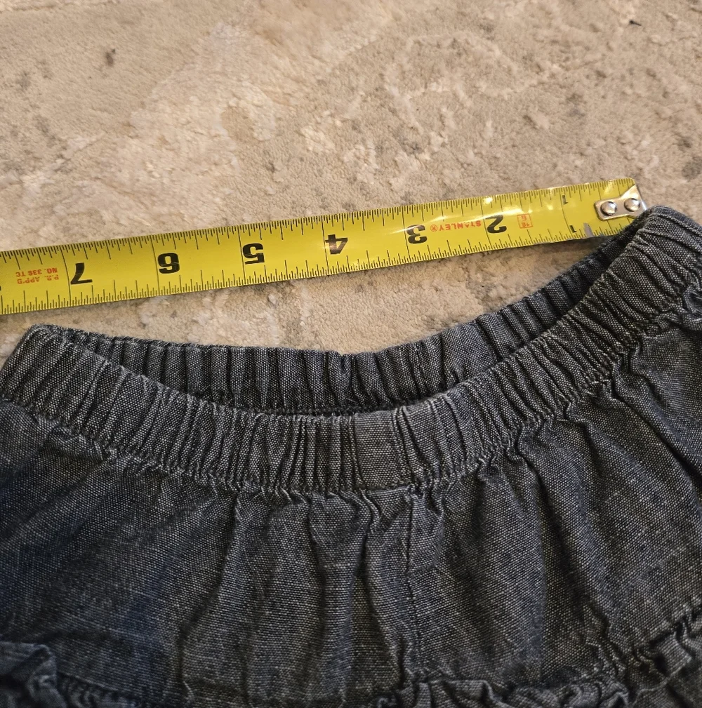 Gymboree Denim Skirt with Bear and Tree Embroidery